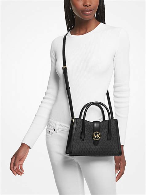 gabby satchel michael kors|Gabby Small Logo Satchel .